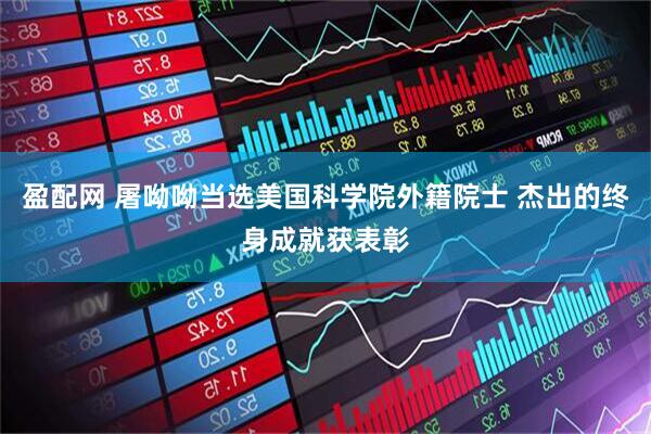 盈配网 屠呦呦当选美国科学院外籍院士 杰出的终身成就获表彰